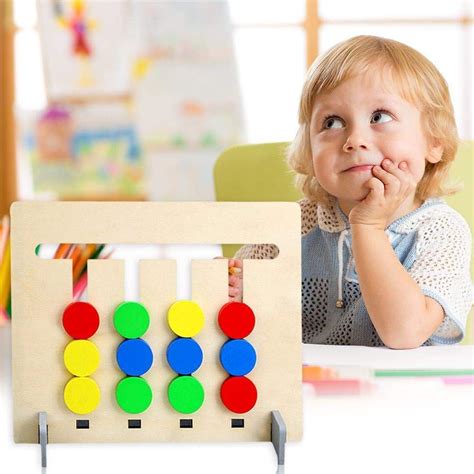 Nirvikalp Enterprise Wooden Montessori Slide Puzzle, Hand Eye ...
