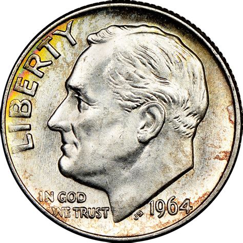 1964 Roosevelt Dime Prices | Ungraded, NGC, PCGS Values