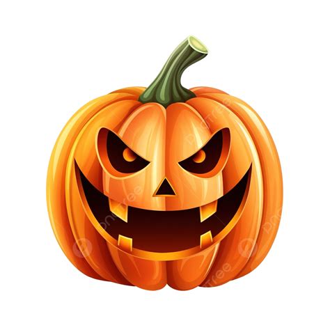 Cartoon Halloween Pumpkin Jack Lantern Cut Out Smiling Grimace Vector ...