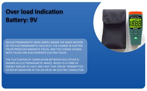Metravi EMF-823 Magnetic Field EMF/ELV Meter : Amazon.in: Industrial ...