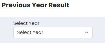 Previous Year Result
