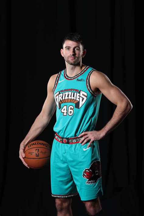 Vancouver Grizzlies 25th Anniversary Throwback Jerseys - Media Day ...