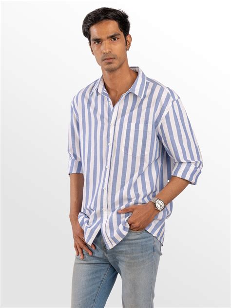 Oxford: Blue Stripes Shirt – Eszett