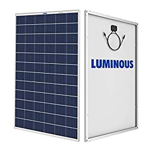 Luminous BIS Certified Polycrystalline 330 Watt Solar Panel For Home ...