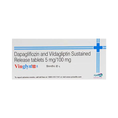 Vinglyn D 5mg Strip Of 10 Tablets: Uses, Side Effects, Price & Dosage ...