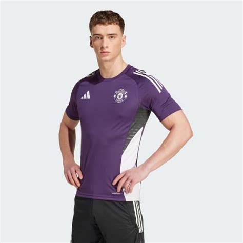 adidas Manchester United Tiro 25 Competition Training Jersey - Purple ...