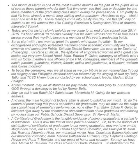 Image result for MC Graduation Ceremony Script