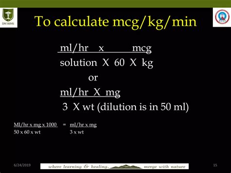 Drug calculation & Dilution | PPTX