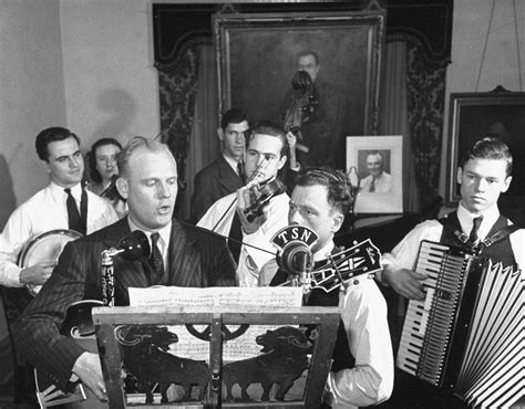 Future governor Pappy O'Daniel with his Light Crust Doughboy hillbilly ...