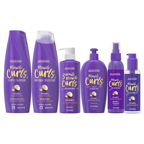 Aussie Aussie Miracle Curls Collection: Shampoo, Conditioner, Deep ...