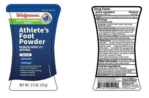 Walgreens Athlete's Foot Powder