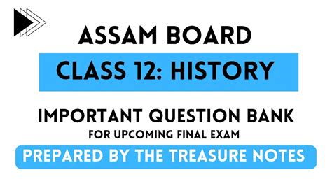 AHSEC Class 12 History Important Questions 2025 [History Question Banks ...