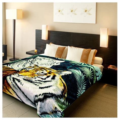 Amazon.com: Hiyoko Tiger Blanket Queen Size, Thick Tiger Mexican ...