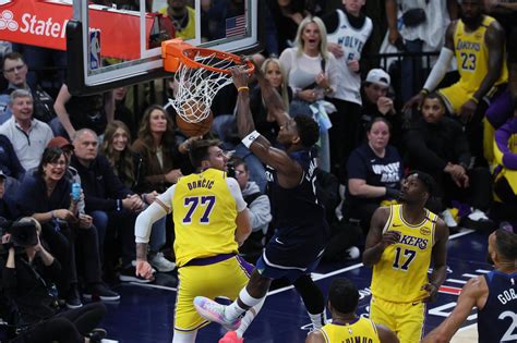 Anthony Edwards Vs Lakers