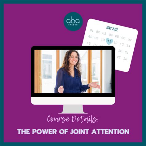 Joint Attention Course ASHA and ACE - ABA Speech