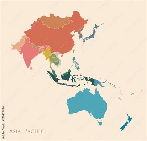 Asia Pacific Map High Resolution 的图像结果