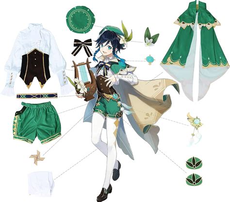 Buy Genshin Impact HU TAO,Venti ,Qiqi,Yae Miko Cosplay Online at Lowest ...