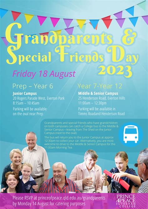 Grandparents' Day - Prince of Peace Lutheran College | Christian ...