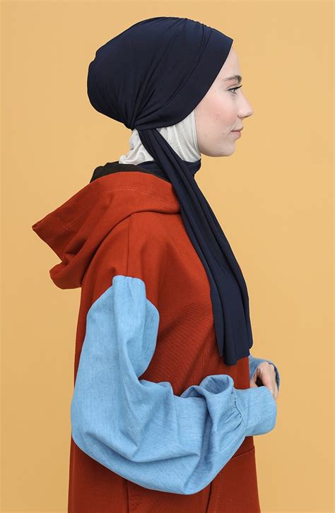 Navy Blue Underscarf 0046-19 | Sefamerve