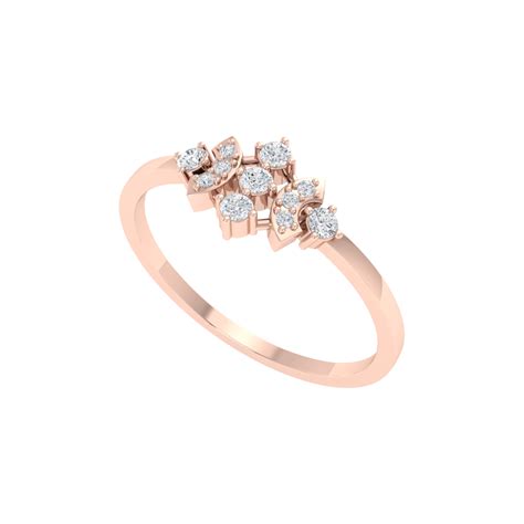 Miracle Curve Ring - Gold & Diamond Rings for Women – World of Ring