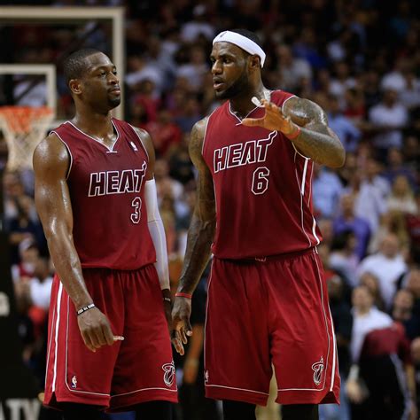 Lebron James En Dwyane Wade Dunken Dwyane Wade And Bladed Lebron James