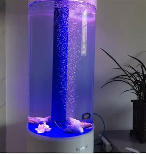 150L Cylinder Acrylic Aquarium Tower - Unique Fishtanks Australia