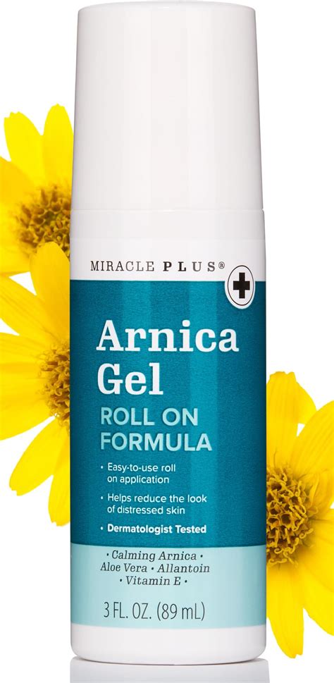 Amazon.com : Miracle Plus Natural Arnica Bruise Body Gel Roll On ...