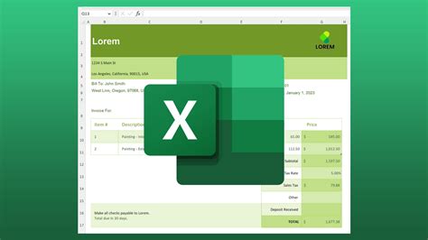 Image result for Excel File Invoice