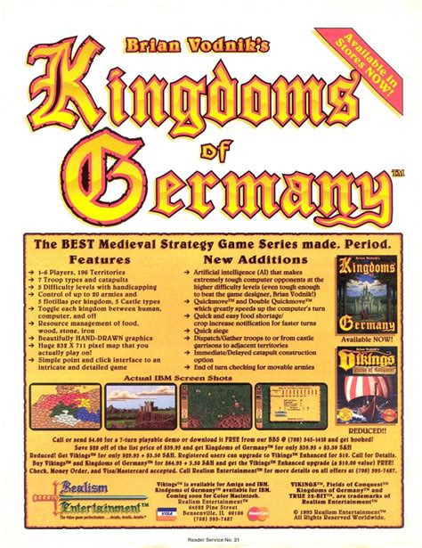 Kingdoms of Germany (February 1994) - K - Retromags Community