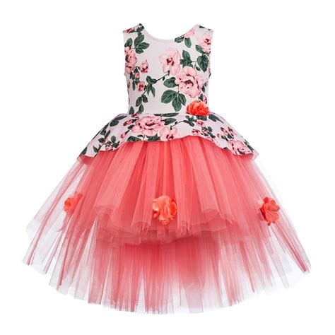 Toy Balloon Kids Girls Dark Peach Dress - StarAndDaisy