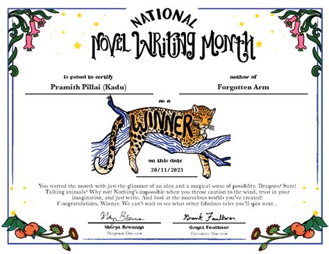 2023 Winner Certificate Final - on this date Grant Faulkner Executive ...