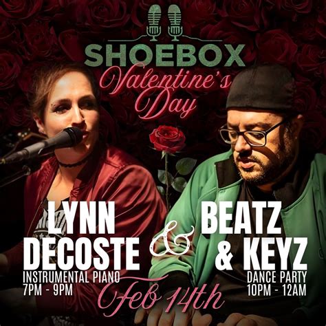 Shoebox Valentines Day: Dinner Music + Dance Party!, 84 Provost Street ...