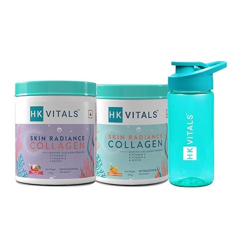 HealthKart Hk Vitals Skin Radiance Collagen Powder, Marine Collagen ...