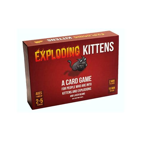 სამაგიდო თამაში ფეთქებადი კნუტები - Exploding Kittens Board Games Corner