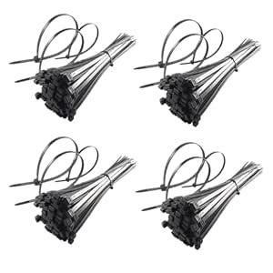 Kuber Industries Self Locking Cable Ties (250 mm x 3.6 mm - Pack of 400 ...