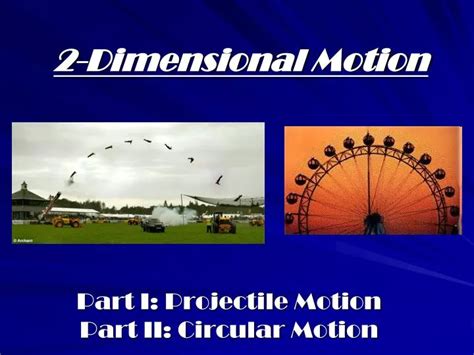 Image result for 2-Dimensional Motion Examples