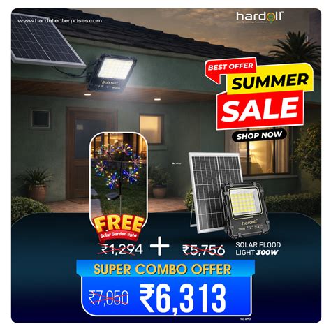 Solar Flood Lights the best solar exterior lights for home – Hardoll