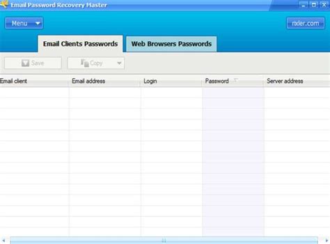 Email Password Recovery Master Program 的图像结果