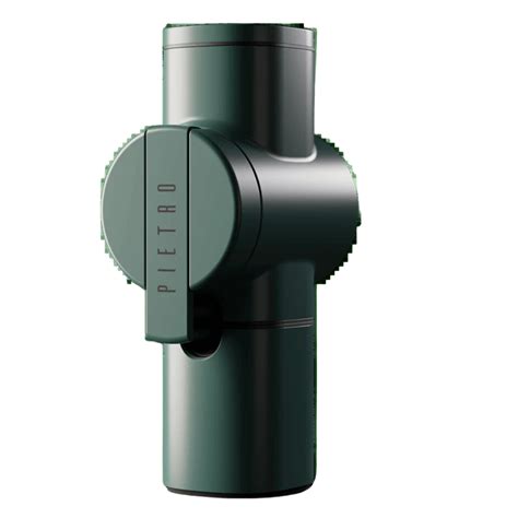 Pietro Manual Flat Burr Coffee Grinder - Forest Green - 11grams