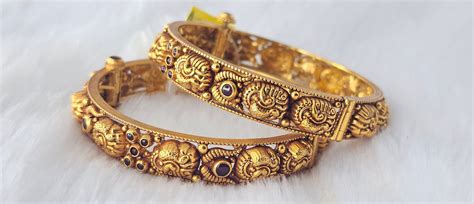92.50 Gold Plated Silver Bangle 109 – Cheyyar Sri Kumaran