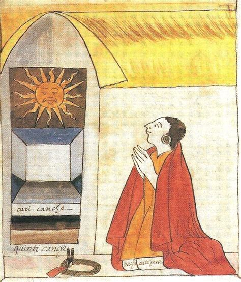 Incan Sun God Vessel. Terracotta Inti Pre-Columbian Historic Art ...