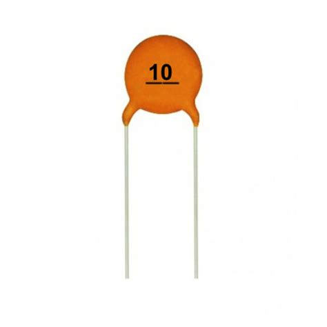 10pF Ceramic Disc Capacitors 50V – Stable & Reliable