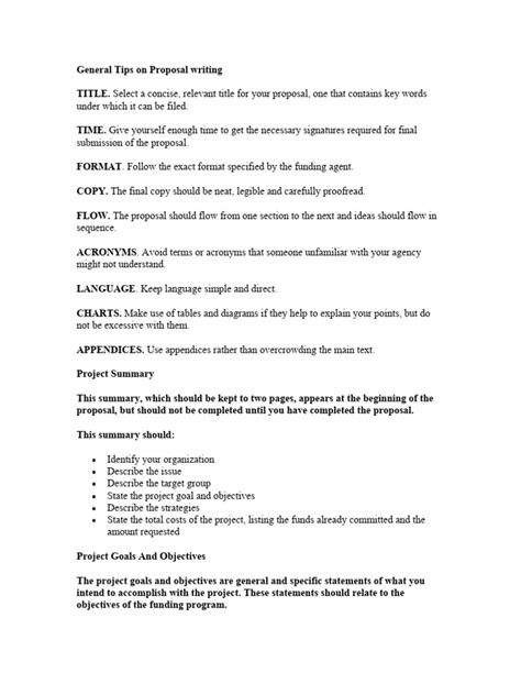 Proposal Writing Tips 的图像结果