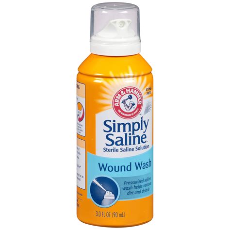 Simply Sterile Wound Wash Saline 3 oz. - Medcare Supplies