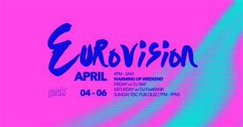 EUROVISION IN CONCERT - WARMING UP WEEKEND, Spuistraat 109, 1012 SV ...