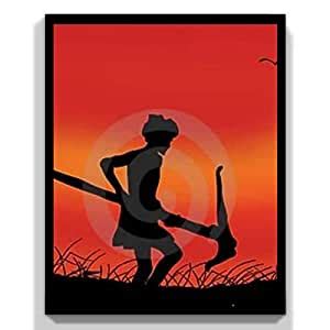 Well Laminated Beautiful Wall Paintings Pack of 3 Paintings with 3x2 ...