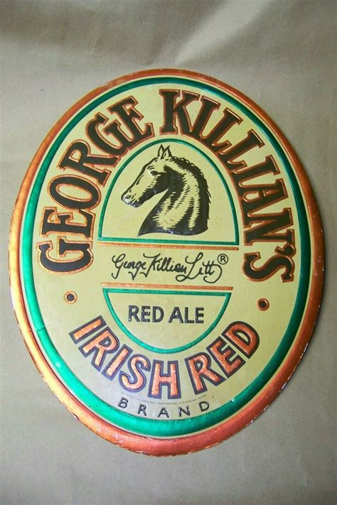 Original George Killian''s Irish Red Beer Sign -- Antique Price Guide ...