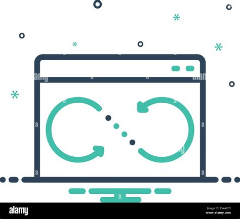 Synch icon Stock Vector Images - Alamy