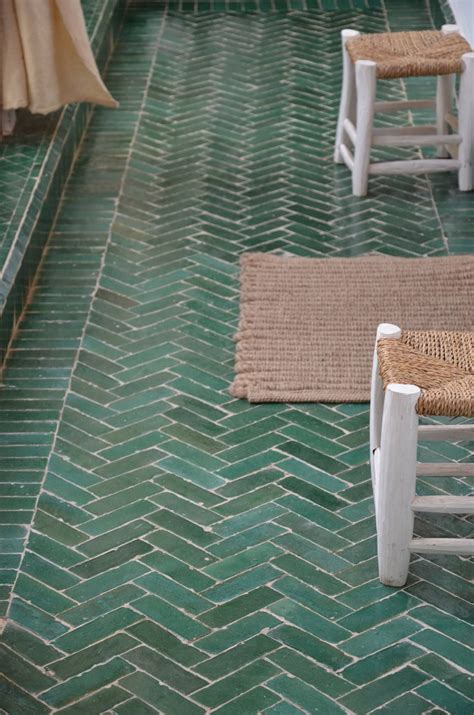 Green Floor Tiles