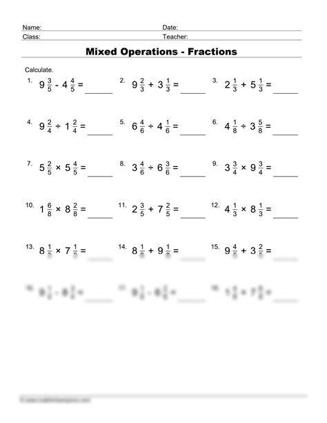 Mixed Fraction Practice Problems 的图像结果